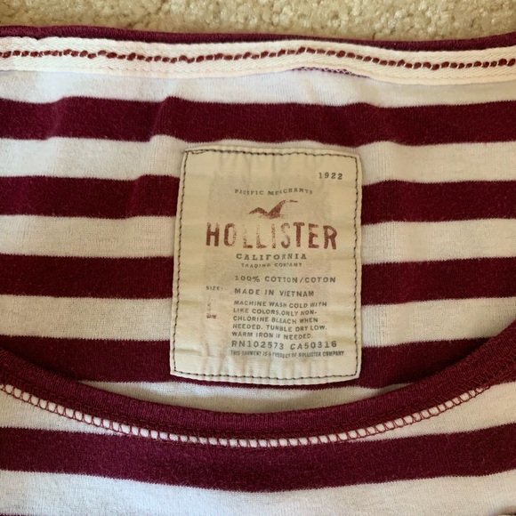 Vintage! Hollister striped long sleeve basic - Picture 3 of 4